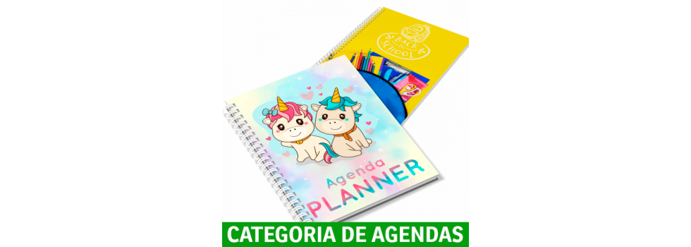 AGENDAS, CADERNOS E APOSTILAS