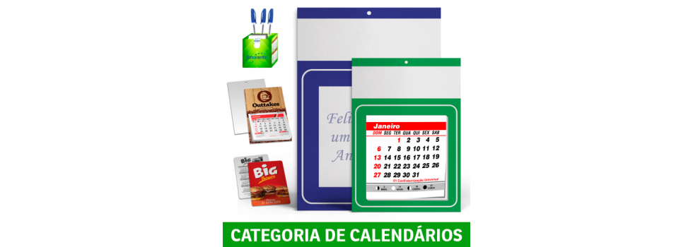 CALENDÁRIOS E FOLHINHAS 2024