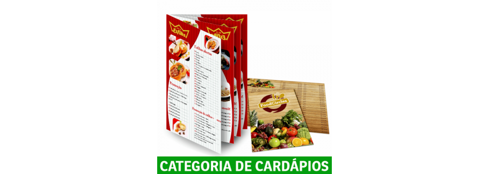 CARDÁPIOS