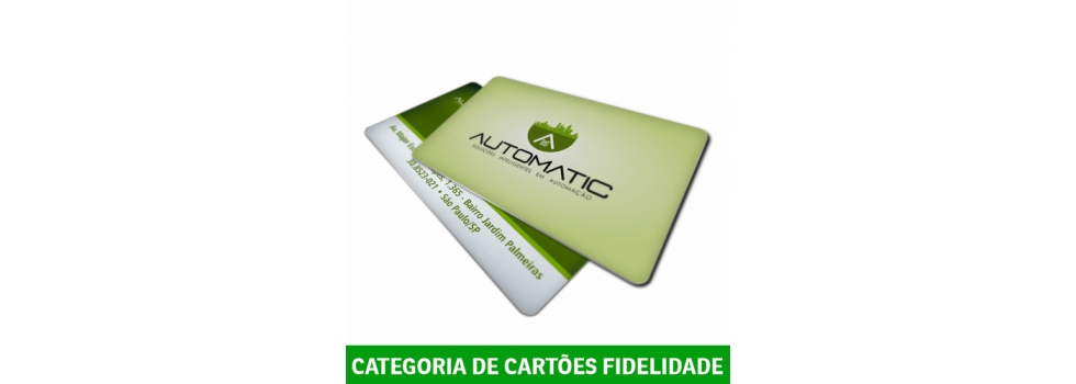 CARTÕES FIDELIDADE 