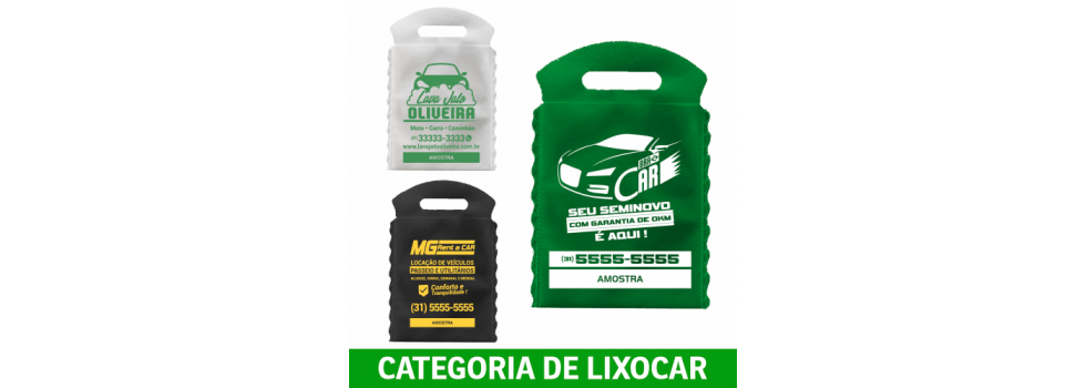 LIXEIRA PARA CARRO