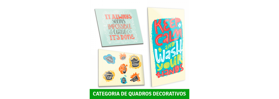 QUADROS DECORATIVOS