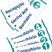 Placas de sinalização