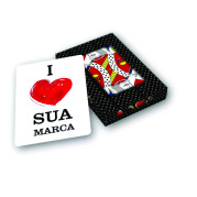 Baralho Duplo Personalizado  108 Cartas - PVC 0,5mm