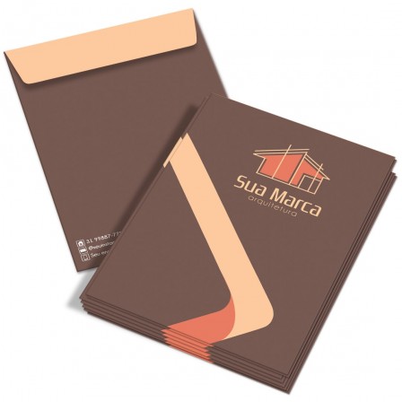 Envelope Meio Ofício Sulfite 90g - 17x24 cm