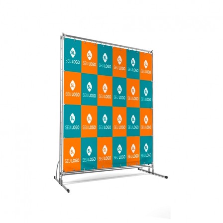 Painel Backdrop com ilhós